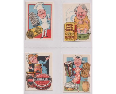 Trade cards, Andrews Liver Salts, Happy Families (set, 40 cards plus packet &amp; instruction leaflet, packet worn, cards vg)
