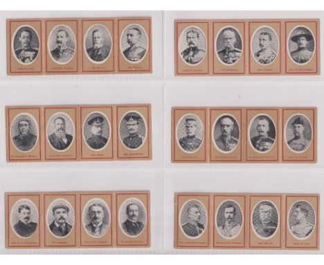 Cigarette cards, Cope's, Photo Album for the Million (Buff), 'T' size (set, 12 cards) inc. Baden Powell, Lord Kitchener, Ceci