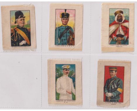 Tobacco silks, USA, Anon (BAT), Military Series (Spanish Language Captions), 'M' size, 31 different silks (some slight marks 