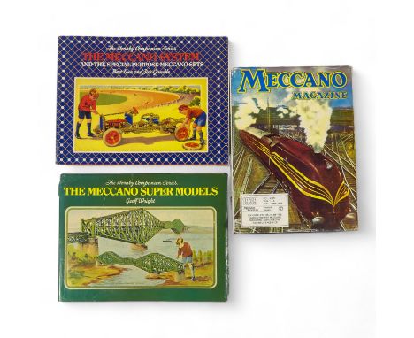 Meccano Hardback Books x 3 Box containing three hardback books: The Hornby Companion Series - The Meccano System No. 6 The Ho