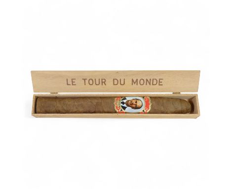 A 'La Tour Du Monde' Giscard D'Estaing giant cigar - in original box. 