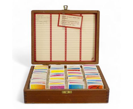 Lydia Spurrier DAVIES (British 20th/21st Century) Slide Box - a collection of one hundred individual  lithographs contained w