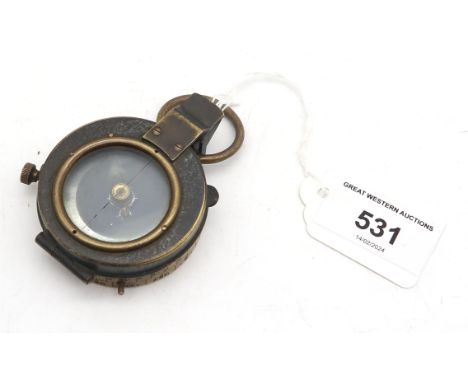 A WW1-period Verners pattern compass, no. 54844 Condition Report:Available upon request