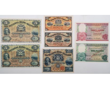 THE NATIONAL BANK OF SCOTLAND LIMITED National Bank of Scotland Limited, specimen £1, 1st January 1895, blue on light orange 