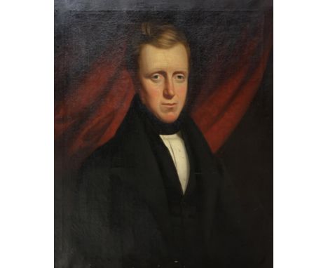 19th CENTURY STYLE &nbsp;PORTRAIT OF A MAN &nbsp;Oil on canvas, 75 x 63cm Condition Report:Available upon request