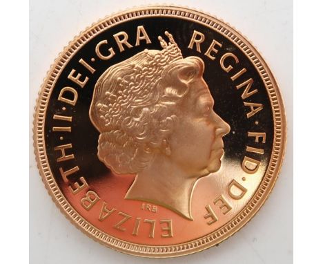 ELIZABETH II&nbsp;(1952-2022)1 Sovereign - 4th portrait 1999 Obverse fourth crowned portrait of HM Queen Elizabeth II right, 