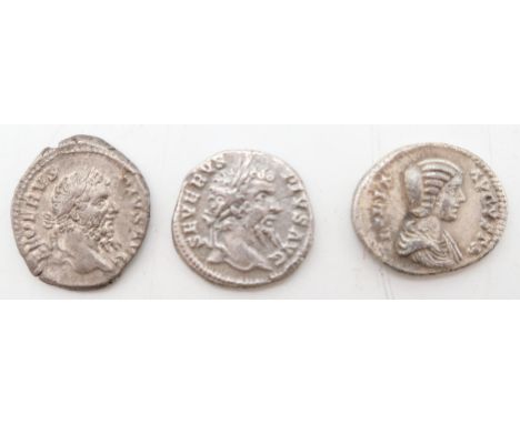 Julia Domna&nbsp;Septimius Severus (Lucius Septimius Severus)&nbsp;(193-211)&nbsp; Obverse bust draped right legend around&nb