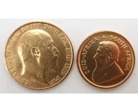 EDWARD VII&nbsp;½ Sovereign 1904 Obverse uncrowned portrait of King Edward VII right, legend around EDWARDVS VII D:G:BRITT:OM