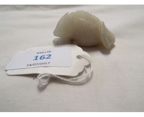 A jade figure of a carp