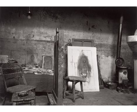 Daniel Frasnay (Villeneuve-le-Roi 1928 – 2019 Charolles). „Atelier d'Alberto Giacometti photographié au lendemain de sa mort“