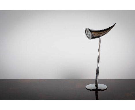The Ara lamp by Phillipe Starck, for Flos, in chrome plate