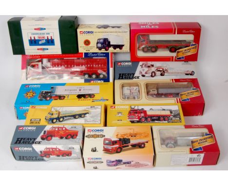 Corgi Classics and Corgi Heavy Haulage 1/50th scale commercial vehicle group, 12 boxed as issued examples, to include GC Munt