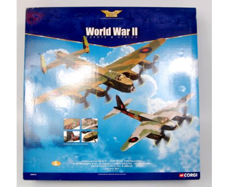 Corgi Aviation Archive 1/72nd scale 2-Plane Set, No.AA99133, comprising of Avro Lancaster B VI and a DH Mosquito B MK.IV, "Pa