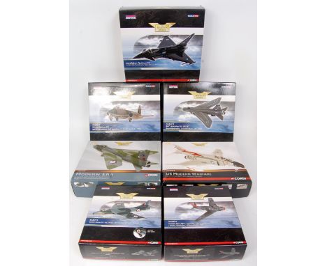 Corgi Aviation Archive 1/72nd scale diecast aircraft group, 7 boxed as issued example, mixed aircraft, reference numbers to i