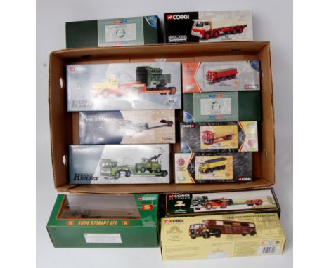 Corgi Classics, Corgi Heavy Haulage and BRS 1/50th scale commercial vehicle group, 12 examples to include 55501 Elliots of Yo