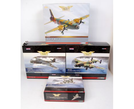 Corgi Aviation Archive 1/72nd scale diecast aircraft group, 4 boxed examples, all appear complete, reference numbers to inclu