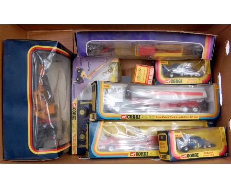 Corgi Toys and Siku boxed diecast group, 8 examples to include Corgi 1113 Hyster Challenger 800 (VGNM-BG), Corgi No.161 Elf T