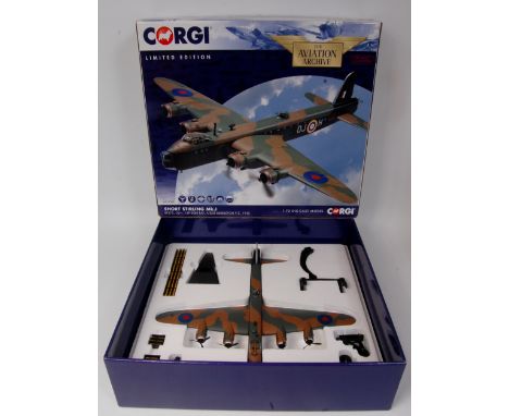 Corgi Aviation Archive 1/72nd scale AA39502 Short Stirling MK.1 BF372, 149 Sqn RAF, in the original box with certificate, app