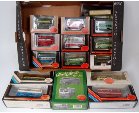 16 boxed EFE 1/76th scale public transport vehicles, mixed regions, examples to include Hedingham Bristol VR Series 3 and oth