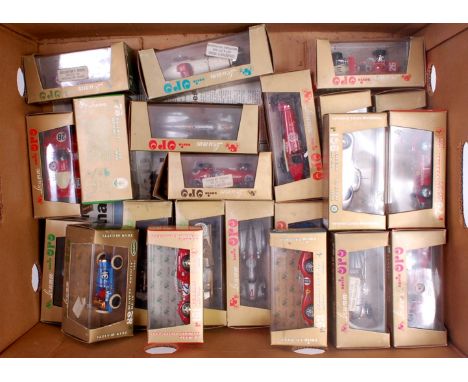 24 Brumm Oro 1/43rd scale sports and racing car diecast group, all in original plastic hard cases, some cases require cleanin