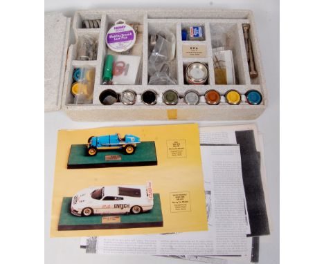 Bellini Racing Car Models 1/20th scale white metal diecast kit for a ERA Type B Grand Prix Car, in the original polystyrene t