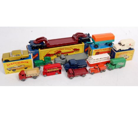 Matchbox and Hornby Dublo boxed and loose diecast group, to include Matchbox No.6 Major Pack Pickfords 200 Ton Transporter (G