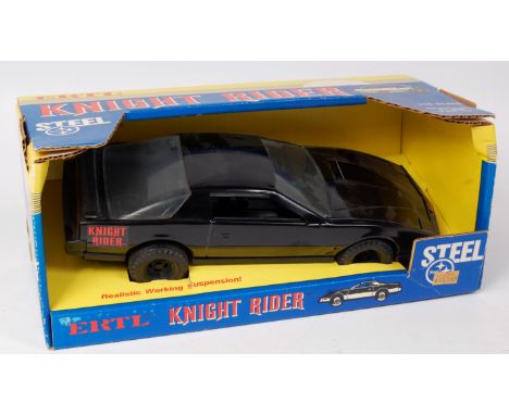 ERTL 1/16th scale pressed steel model of Knight Rider, in the original carded box, appears as issued (VGNM-BVG)