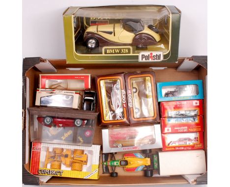 Corgi, Russian, Joal, Elicor, Polistil and other mixed diecast and racing related group, 16 mixed examples to include Polisti