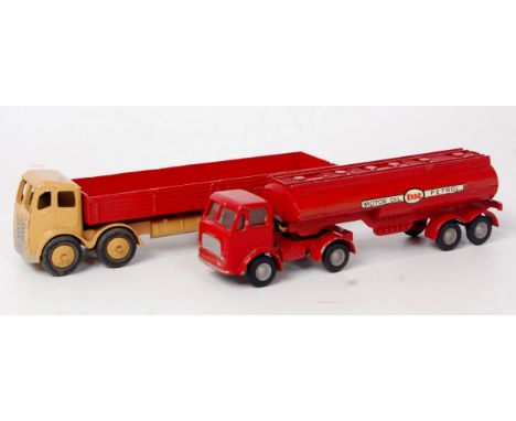 Budgie and Morestone Commercial vehicle group, 2 loose examples to include Budgie No.270 Esso Petrol Tanker, finished in red 