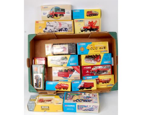 Corgi Classics 1/50th scale commercial vehicle group, 18 boxed as issued examples, to include 16305 Tunnel Cement "Scammell H