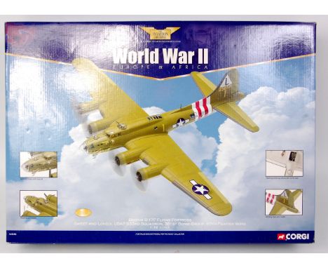 Corgi Aviation Archive 1/72nd scale diecast model of a Boeing B-17F Flying Fortress, Sweet and Lovely USAF 533rd, in the orig