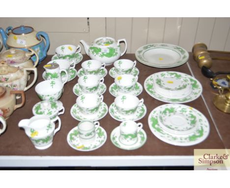 A quantity of Hammersley &amp; Co. Chinese Dragon decorated teaware retailed by Thomas Goode &amp; Co.