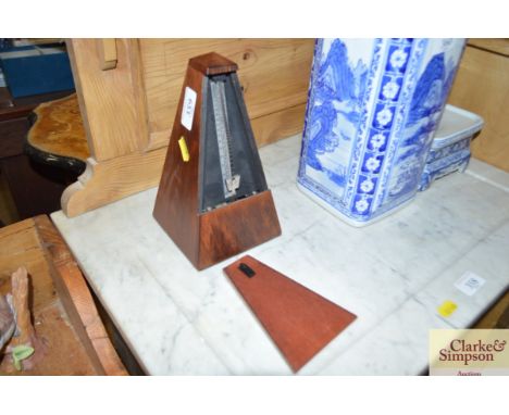 A metronome 