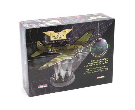 Corgi Aviation Archive Sights & Sounds AA33709 1:72 Scale Heinkel He111 Blitz Bomber  (E box E-G)