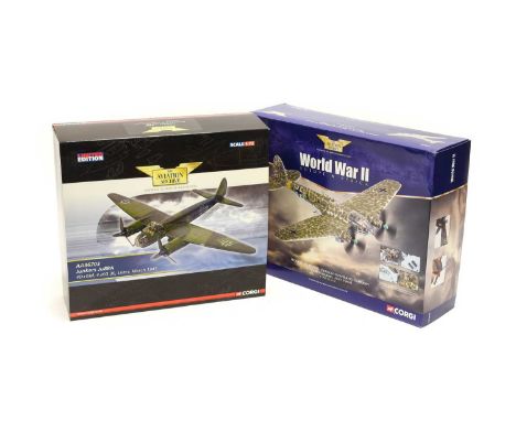 Corgi Aviation Archive 1:72 Scale Two WWII German Bombers AA33702 Heinkel He111H Finland July 1944 and AA36703 Ju88A Lister M