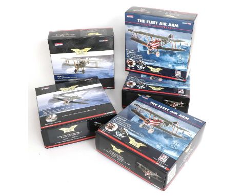 Corgi Aviation Archive 1:48 Scale WWI Group 3xAA38103 Sopwith Camel, AA37704 Se5a and AA38105 Sopwith Camel (all E boxes E-G)