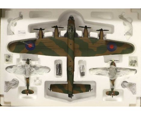 Corgi Aviation Archive AA39911 1:72 Scale Battle Of Britain Memorial Flight Set with Hawker Hurricane, Supermarine Spitfire a