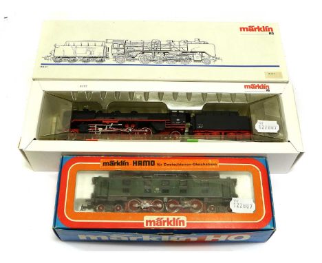 Marklin HO Gauge Locomotive 8382 2-8-2 BR 41 and Hamo 8366 2-B-B-2 DB 152 034 pantograph (both E boxes G-E) (2)