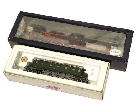 Liliput HO Gauge Two Locomotives L104021 4-6-2 DB 18316 and 14750 Ae 4/7 10952 pantograph (both E boxes G) (2)