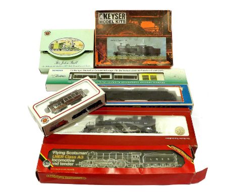 Various OO/HO Gauge Locomotives Siemens articulated Tram, Mantua 0-6-6-0T, Uintah Railway 50, Model Power EMD E7, Hornby Flyi