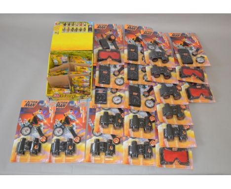 Approx 20 Action Man mission sets together with quantity of H.M Armed Forces micro figures with display case.