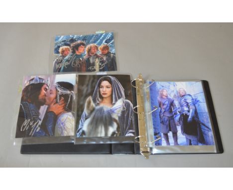 18 x Lord of the Rings signed pictures, includes: Peter Jackson; Liv Tyler; Sean Bean; Christopher Lee; Viggo Mortensen; Orla