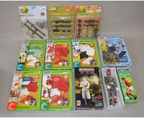 Quantity of assorted Action Man/ GI Joe and Dragon accessories and vehicles including Dragon US Anti-Tank Gun (boxed) and a G