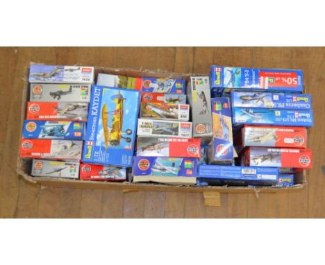 30 Boxed 1:72 scale model kits including: Airfix; Revell; Hobby etc. All boxed, not checked if complete.