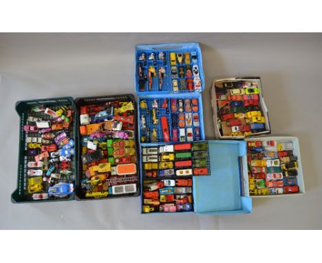 A good quantity of assorted playworn diecast models including Matchbox Corgi, Hotwheels and Majorette models (200+).