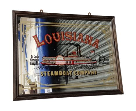 VINTAGE LOUISANNE PUB MIRROR