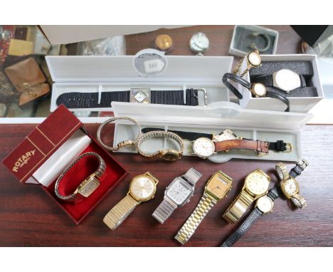 Collection of assorted Watches inc. T &amp; J, Rotary, Poljpot etc 