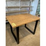 Table à manger Butcher block 48 x 36 "