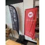 Lot de 2 supports pour publicité