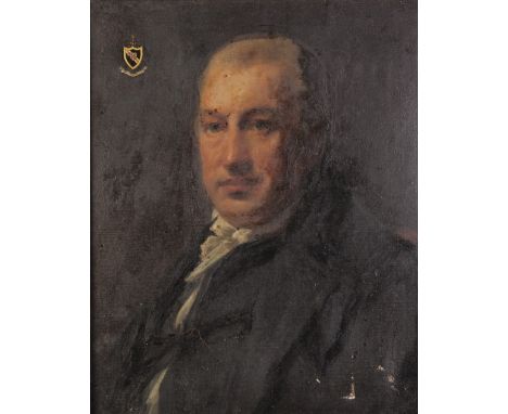 EDWIN SWAN (b.1873) OIL PAINTING ON CANVAS  Quarter length portrait, George Kinnear (1751-1823)  copied by Edwin Swan 1938 fr